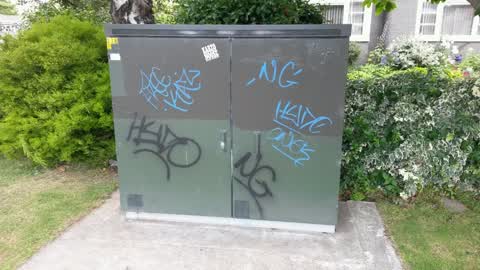 Graffiti, a report photo