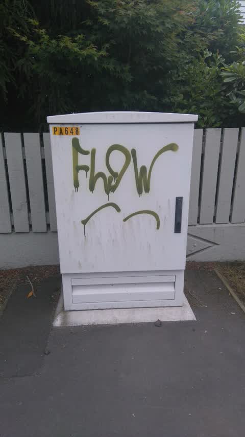 Graffiti, a report photo