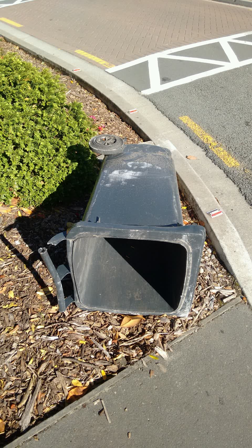 The photograph attached to this rubbish/recycling report