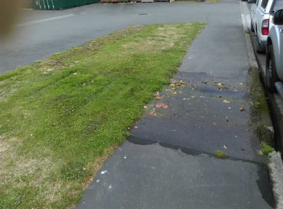 The photograph attached to this wastewater/stormwater report
