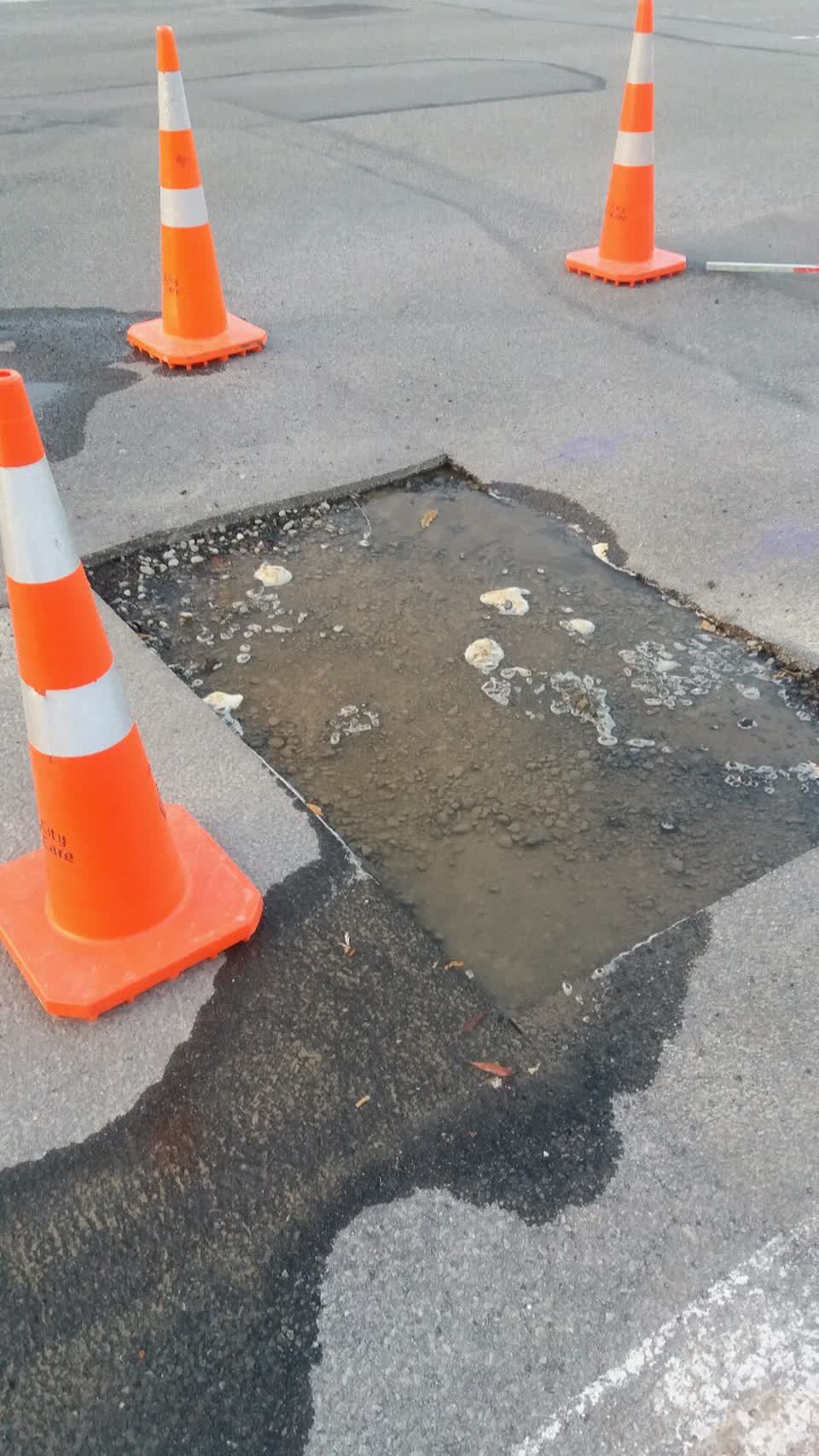 The photograph attached to this water supply report