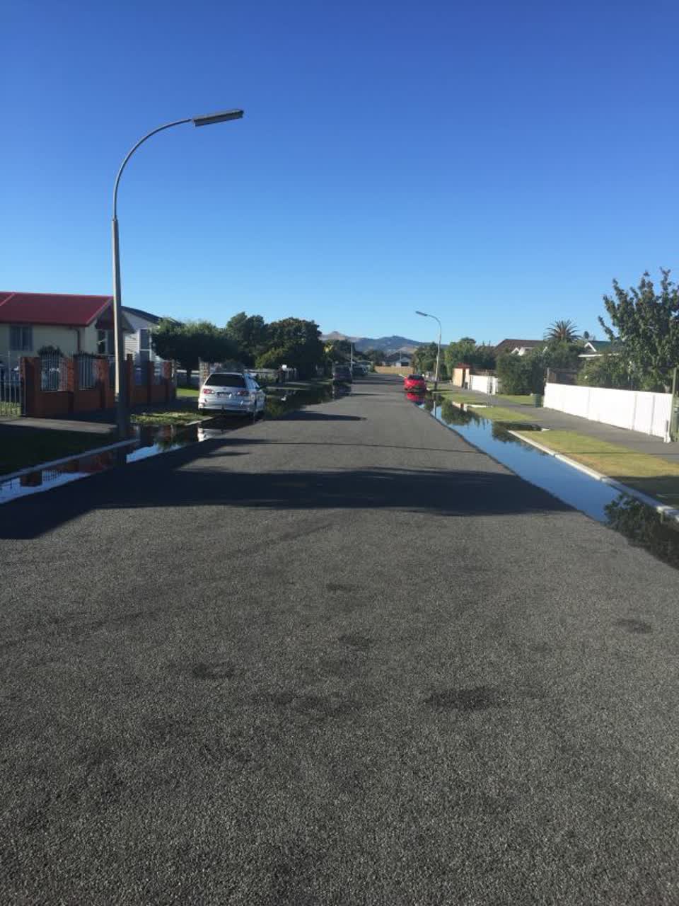 The photograph attached to this wastewater/stormwater report
