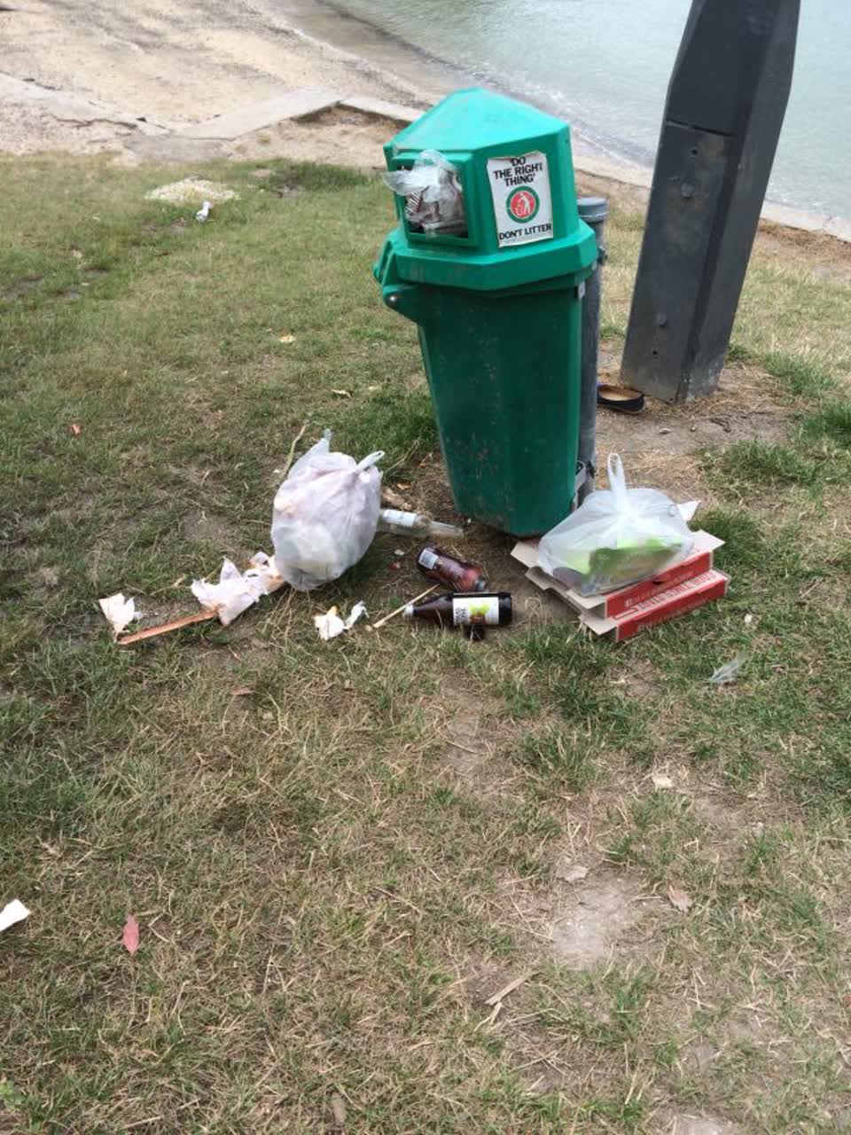The photograph attached to this parks report