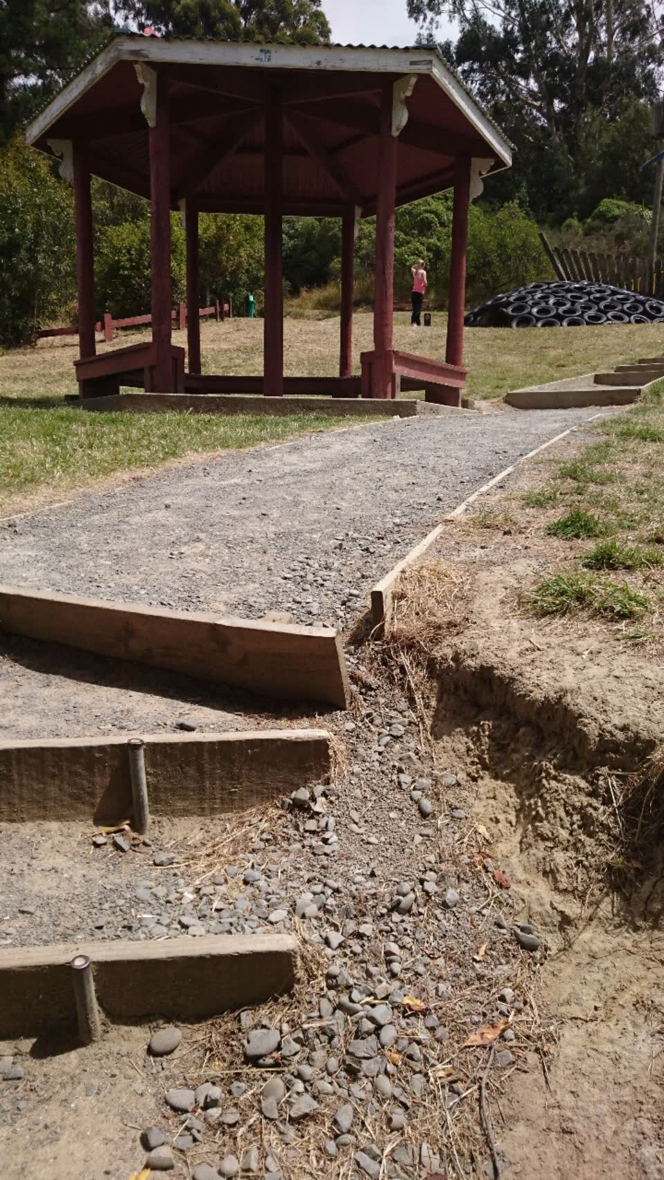 The photograph attached to this parks report