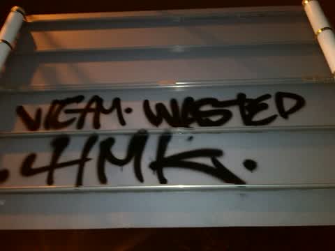 Graffiti, a report photo
