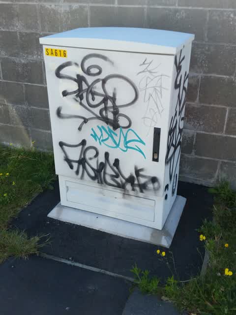 Graffiti, a report photo