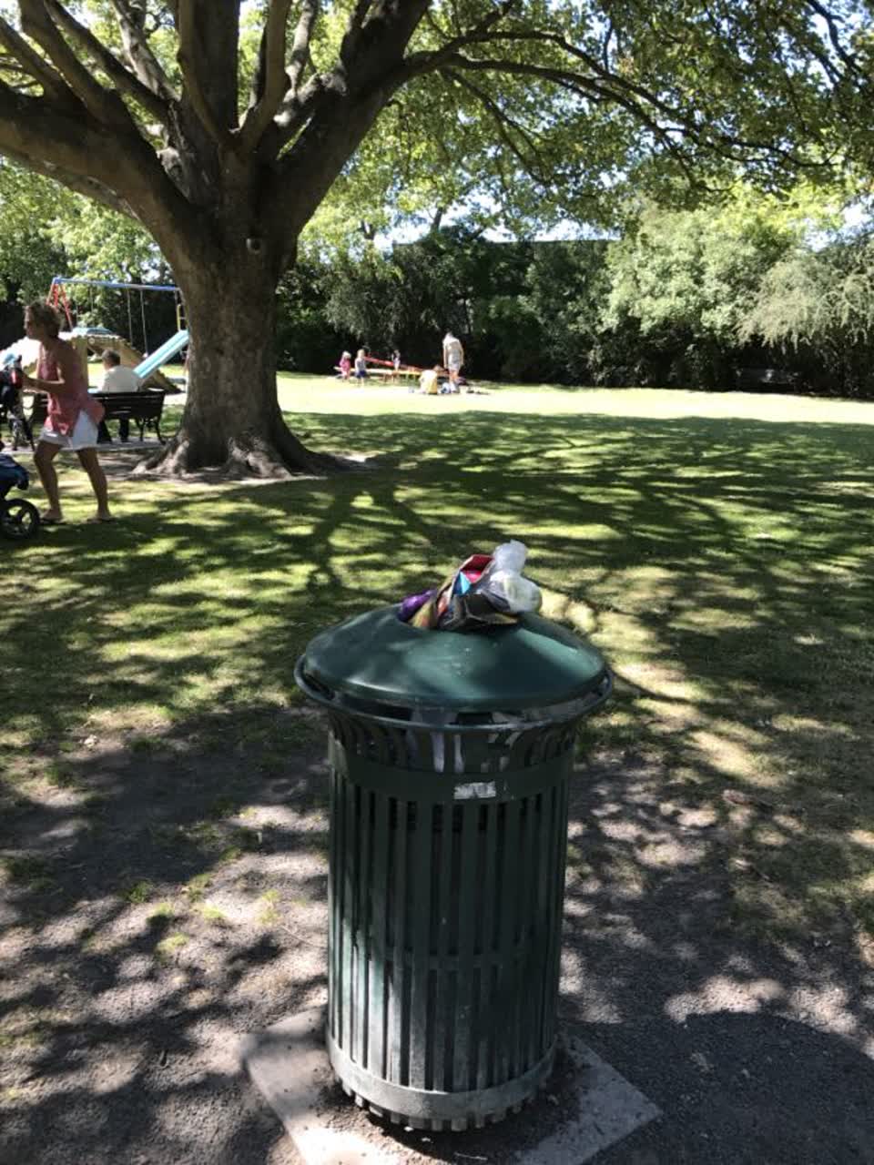 The photograph attached to this parks report