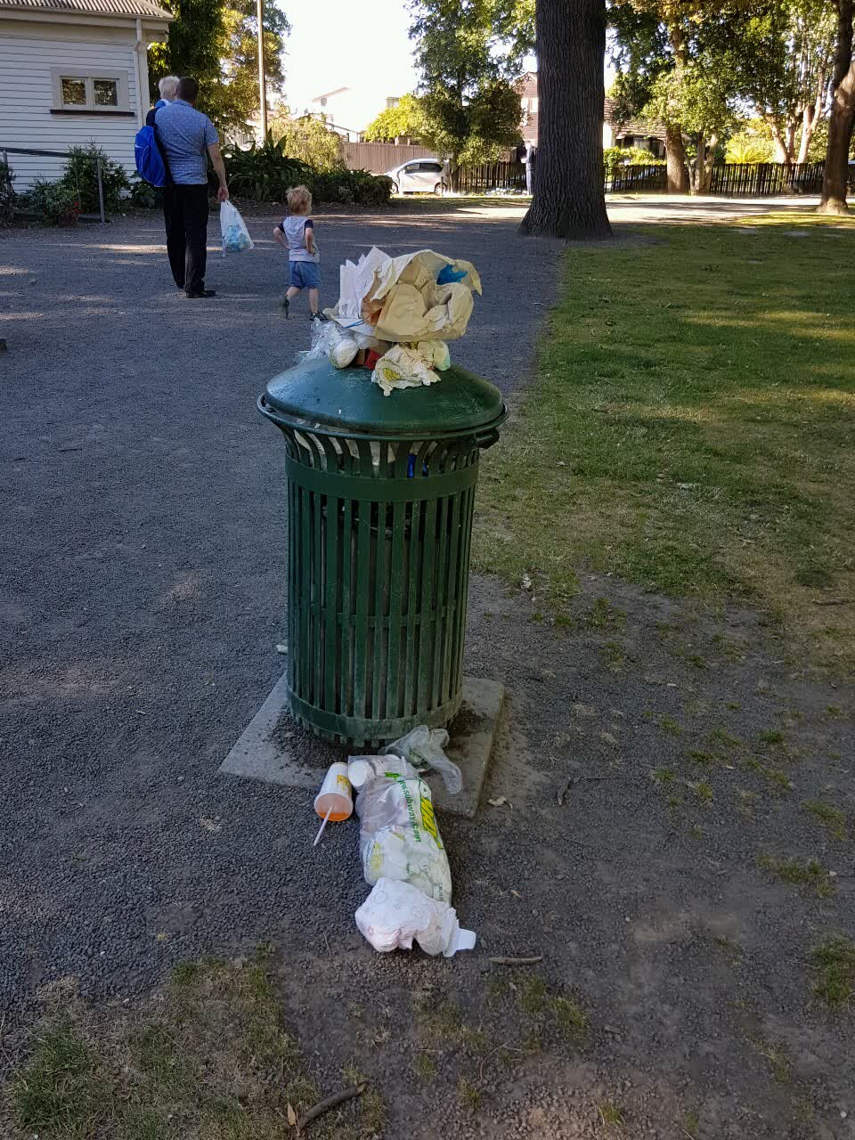 The photograph attached to this parks report