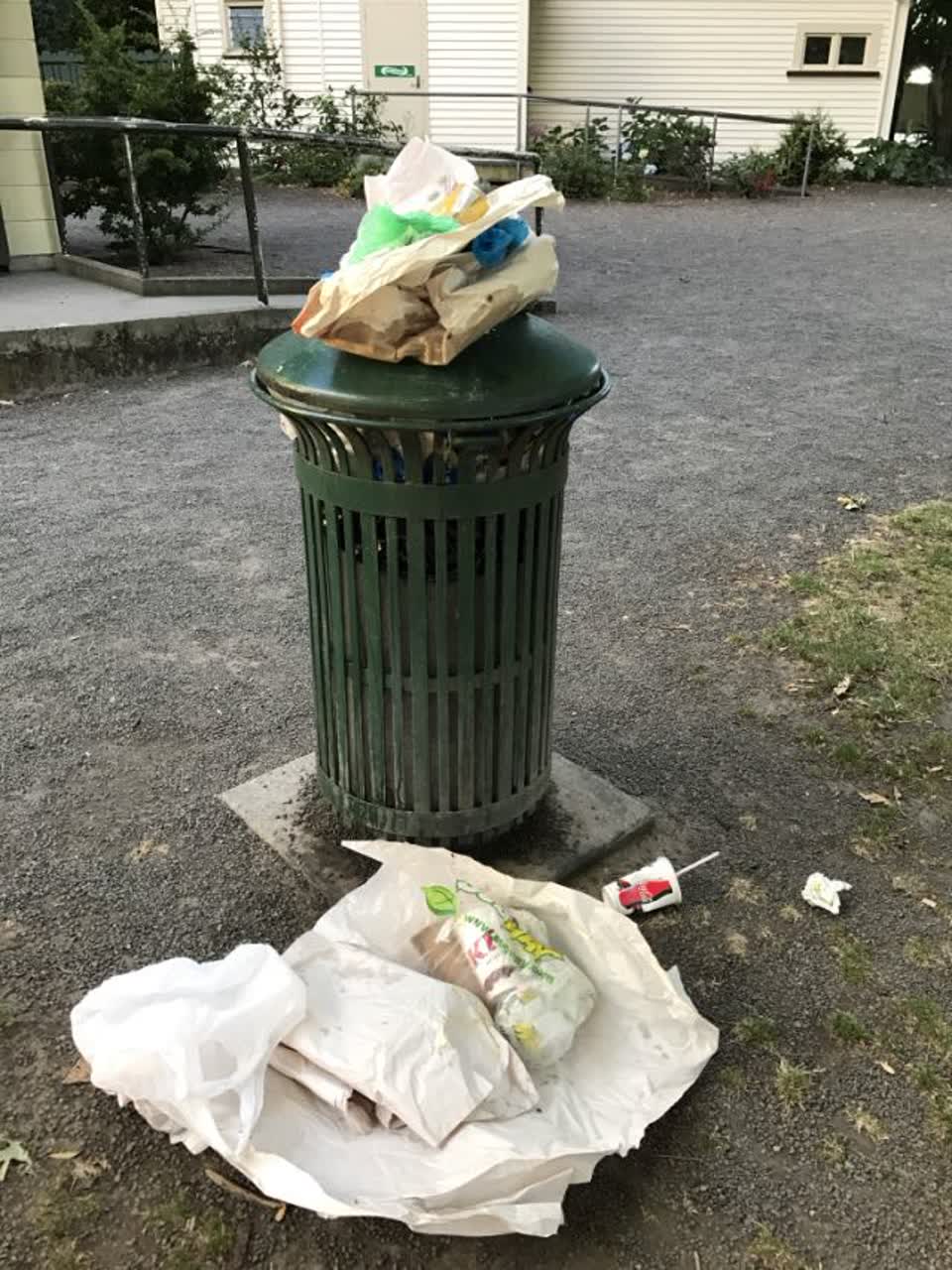 The photograph attached to this parks report