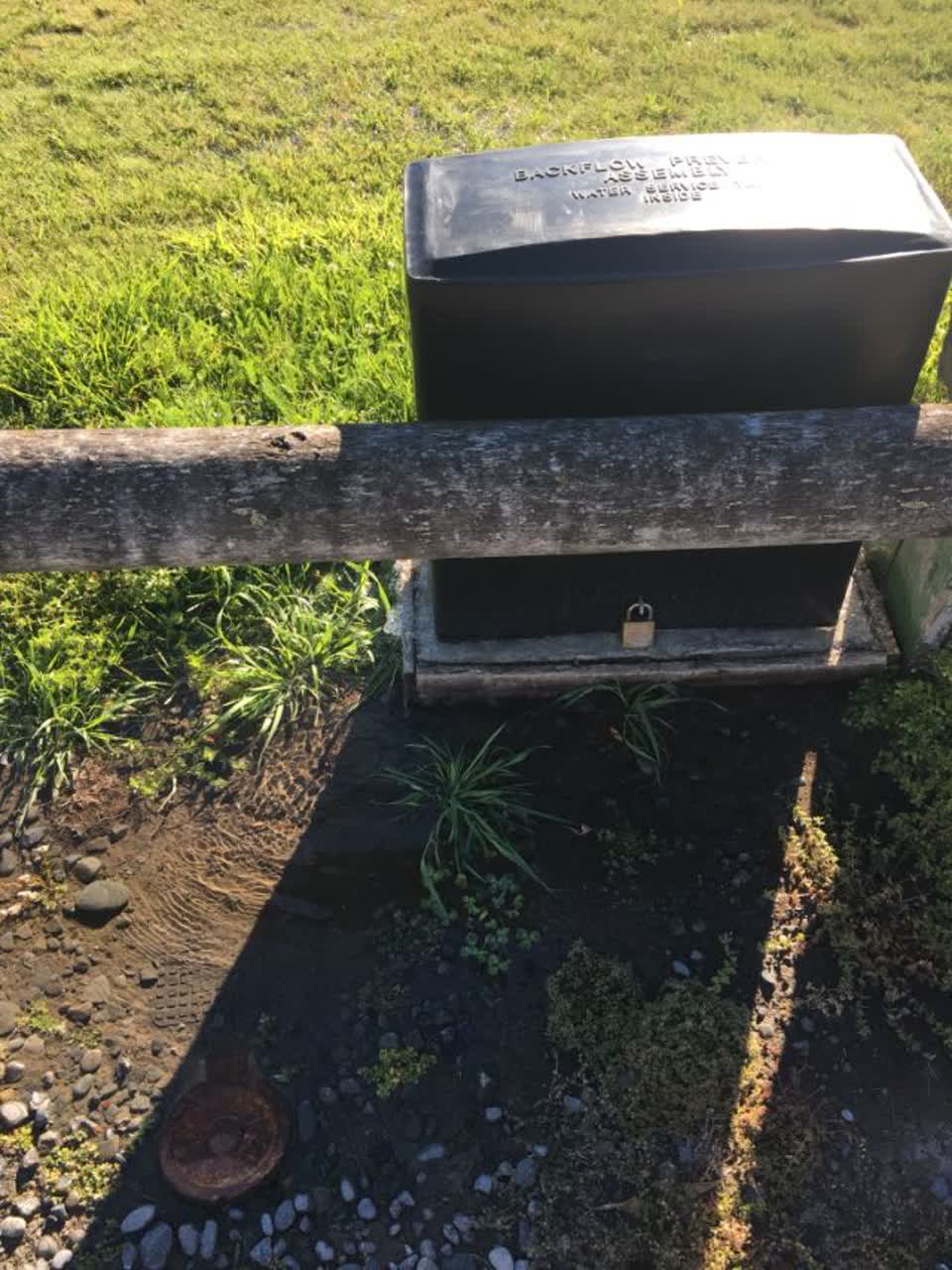 The photograph attached to this water supply report
