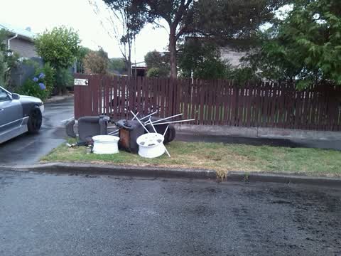 Rubbish/Recycling, a report photo
