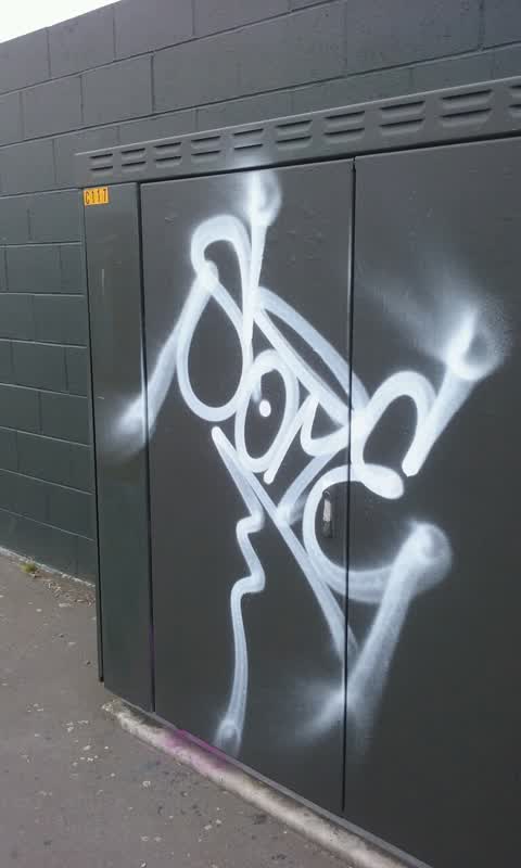Graffiti, a report photo