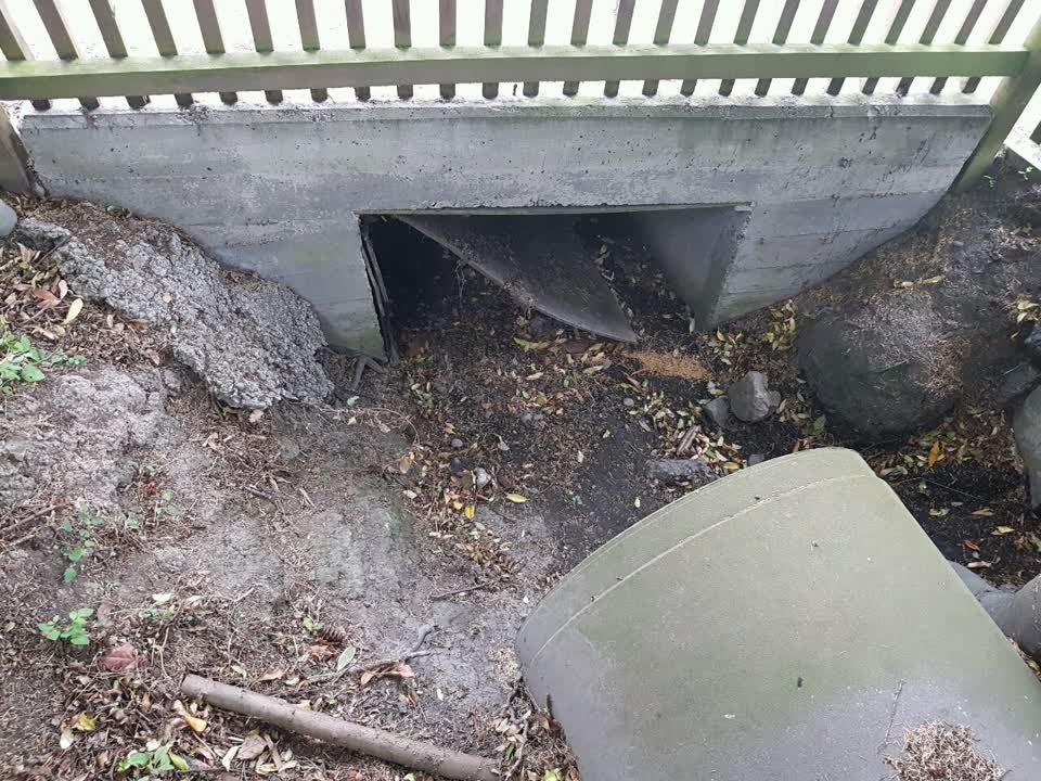 The photograph attached to this wastewater/stormwater report