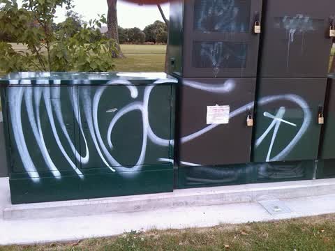 Graffiti, a report photo