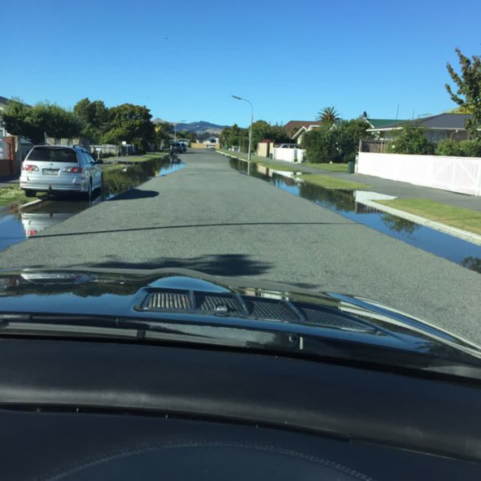 The photograph attached to this wastewater/stormwater report
