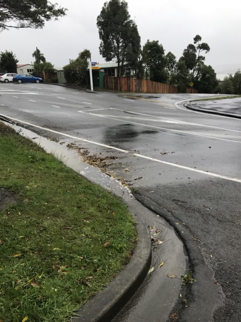 The photograph attached to this wastewater/stormwater report