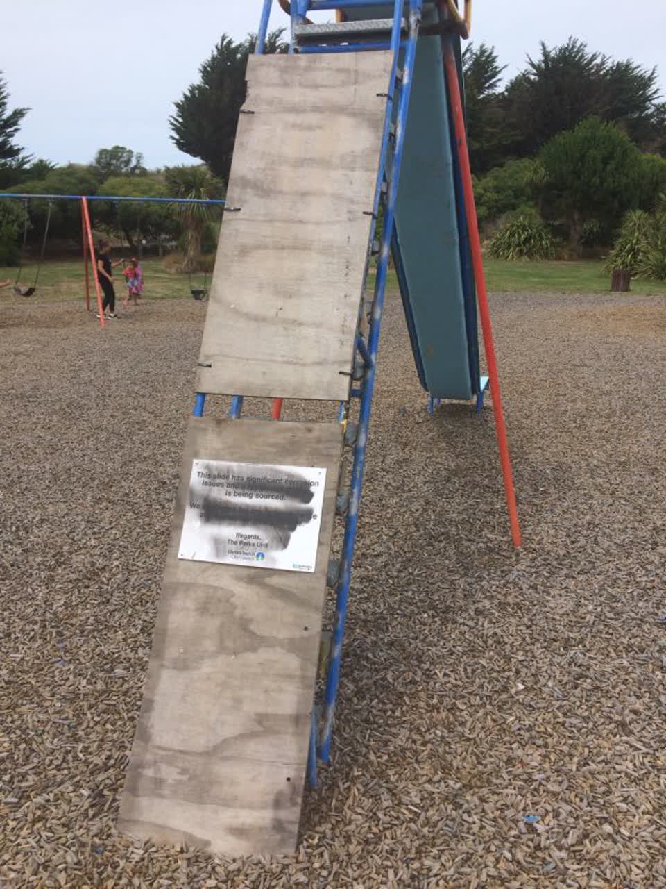 The photograph attached to this parks report