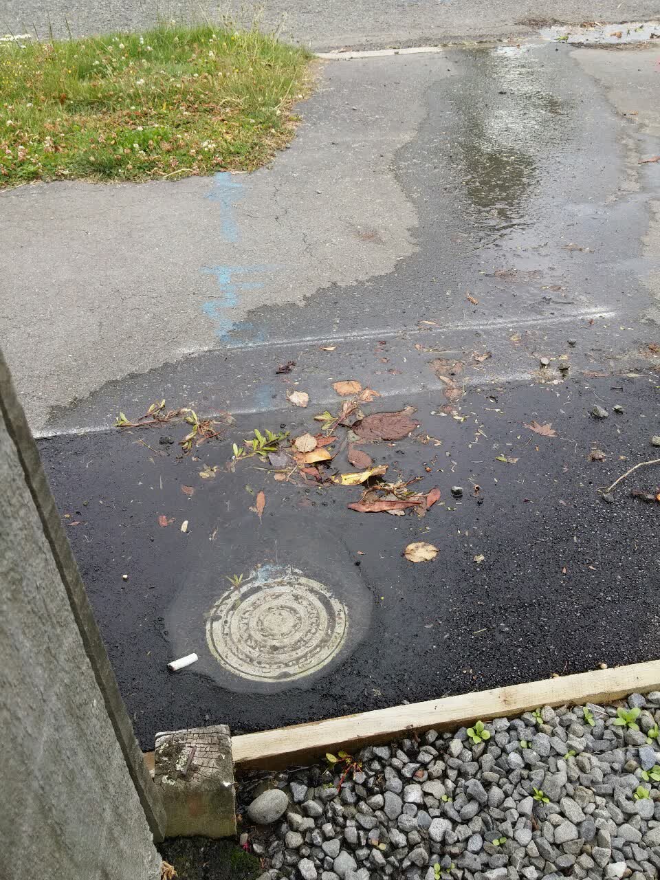 The photograph attached to this water supply report