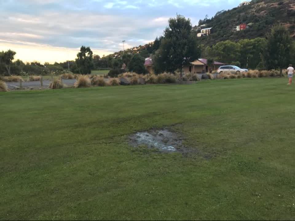 The photograph attached to this water supply report