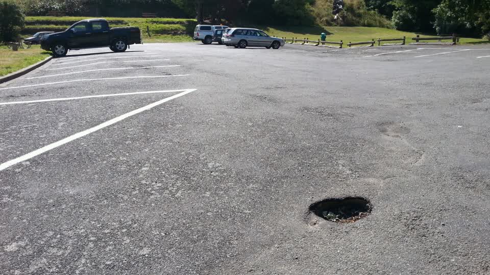 The photograph attached to this parks report