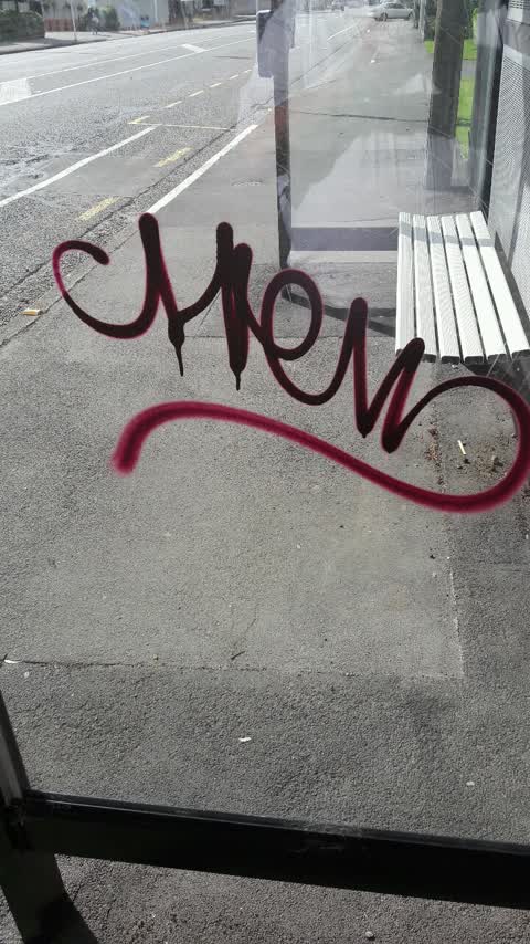 Graffiti, a report photo
