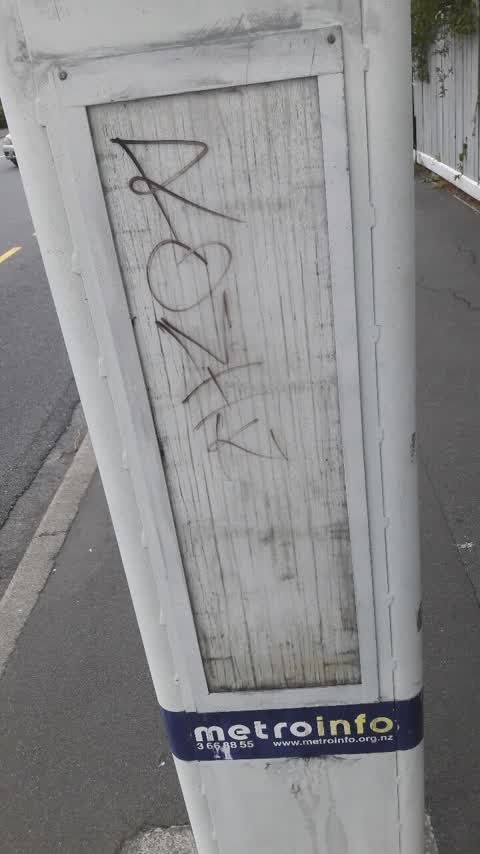 Graffiti, a report photo