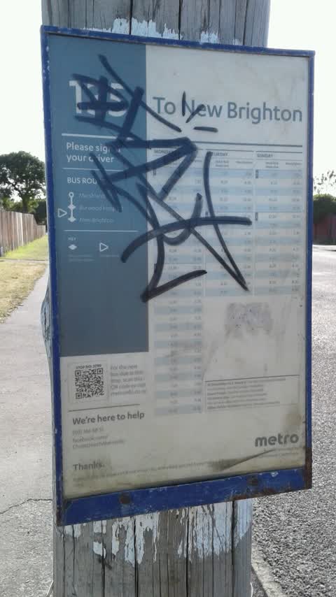 Graffiti, a report photo