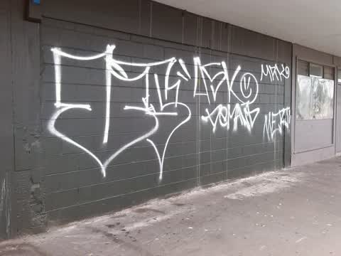 Graffiti, a report photo