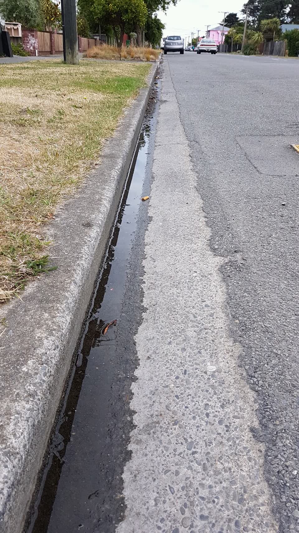 The photograph attached to this wastewater/stormwater report