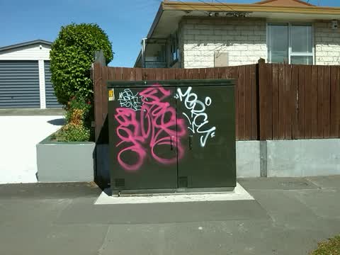 Graffiti, a report photo