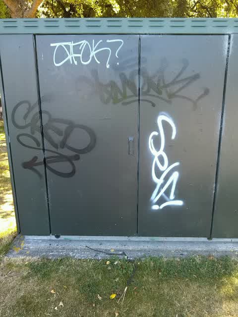 Graffiti, a report photo