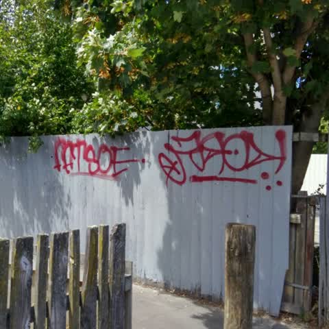 Graffiti, a report photo
