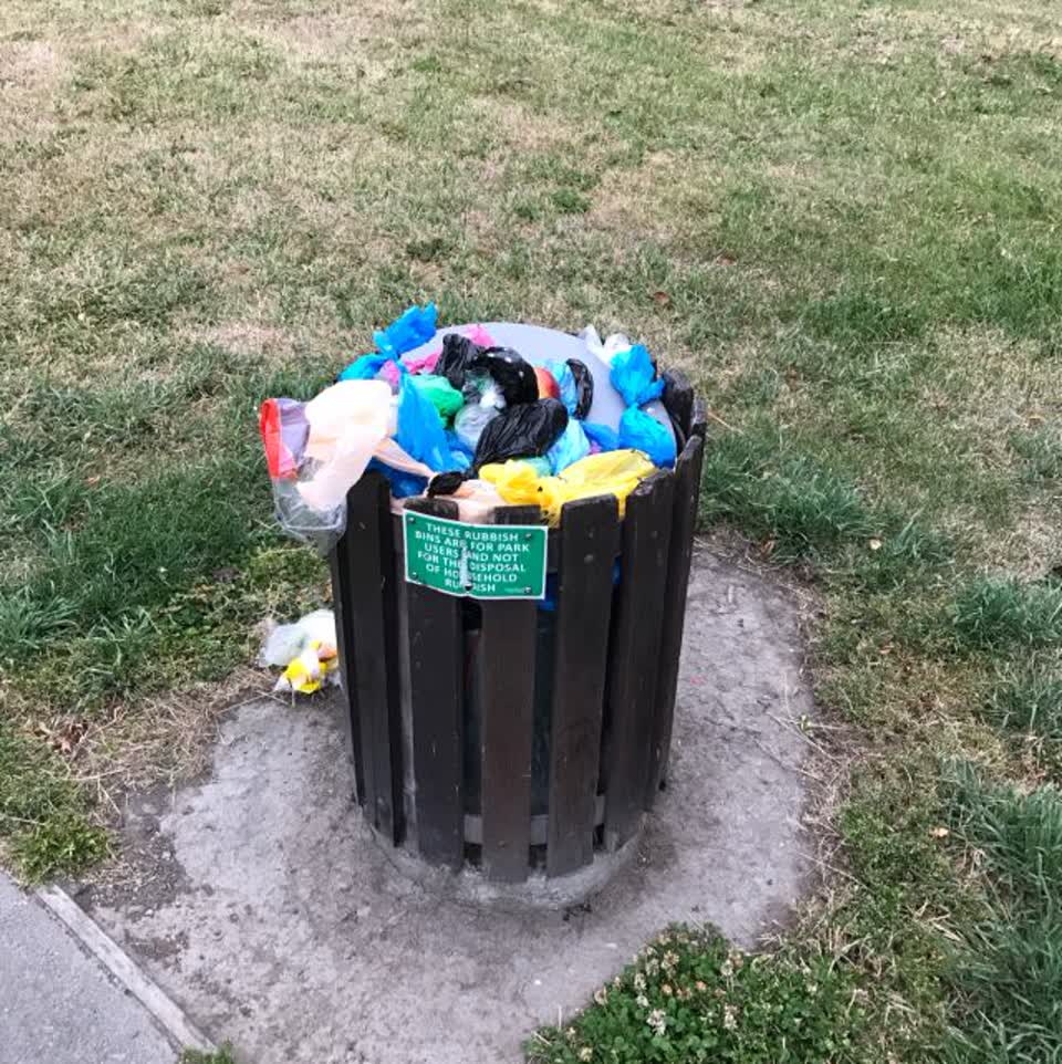The photograph attached to this parks report