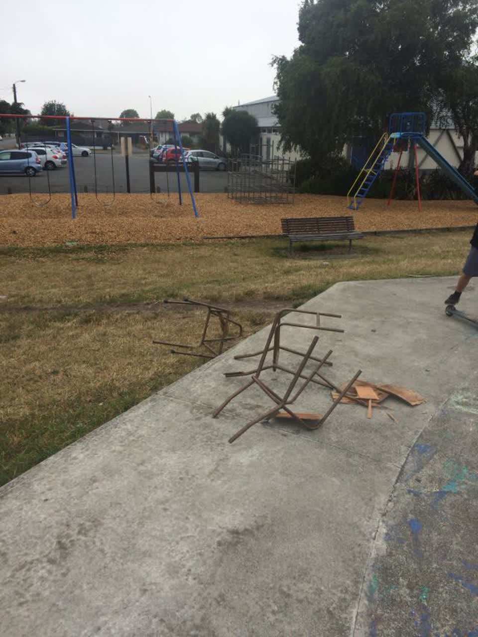 The photograph attached to this parks report