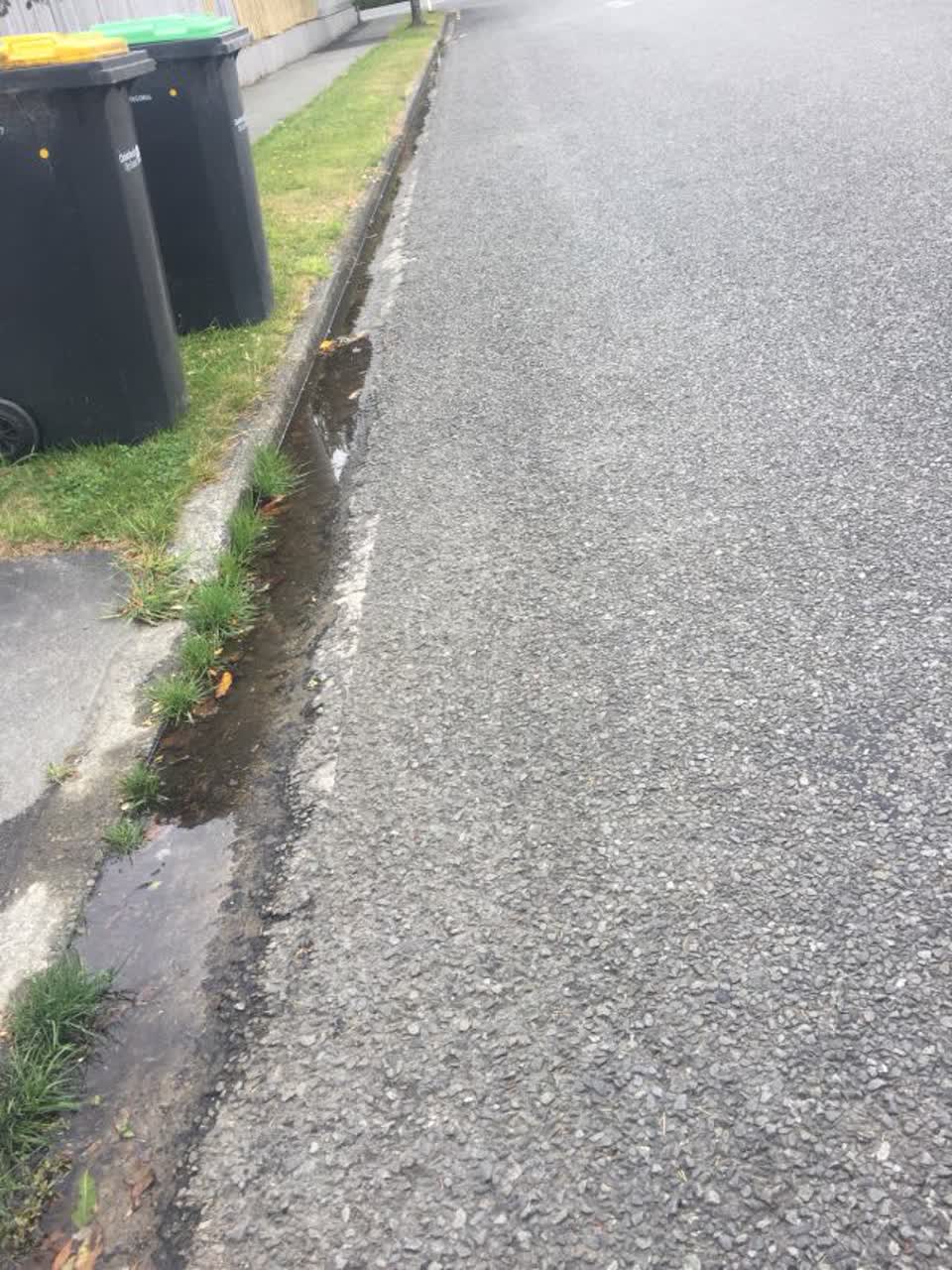 The photograph attached to this wastewater/stormwater report