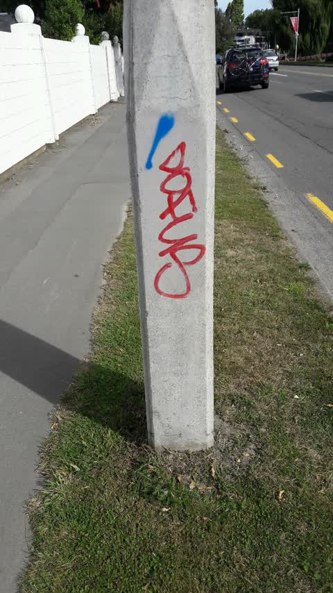 Graffiti, a report photo