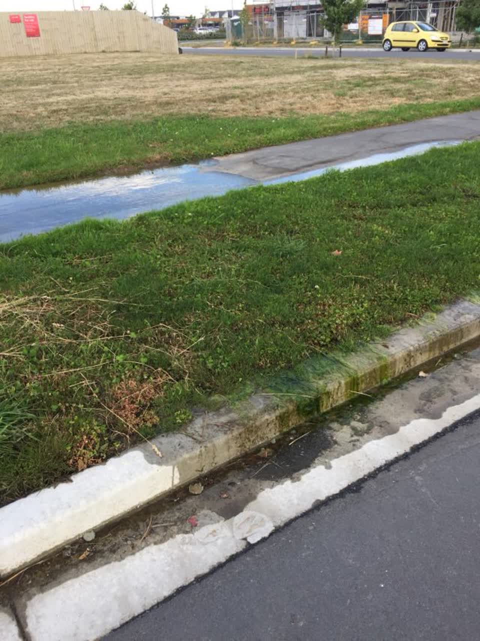 The photograph attached to this wastewater/stormwater report