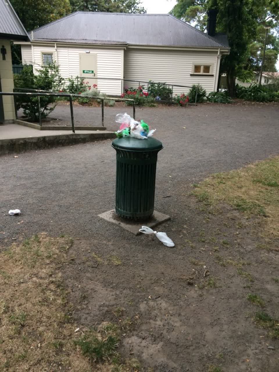 The photograph attached to this rubbish/recycling report