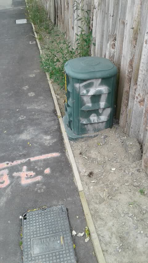 Graffiti, a report photo