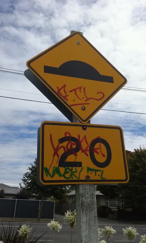 Graffiti, a report photo