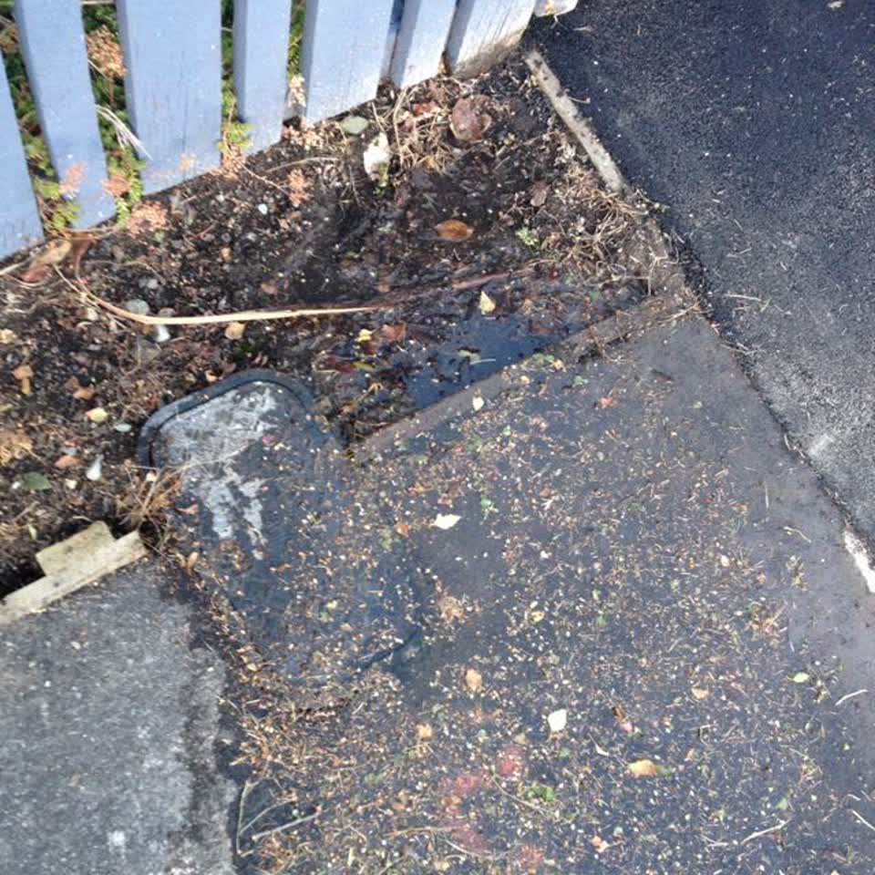 The photograph attached to this water supply report