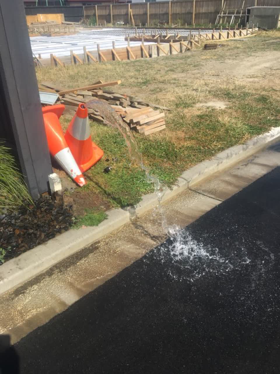 The photograph attached to this water supply report