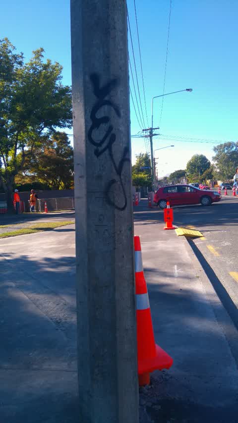 Graffiti, a report photo