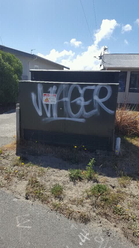 Graffiti, a report photo