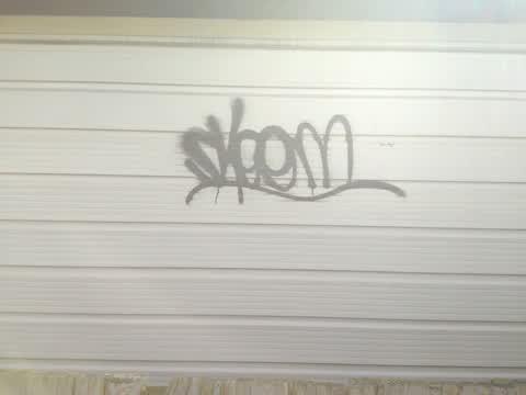 Graffiti, a report photo