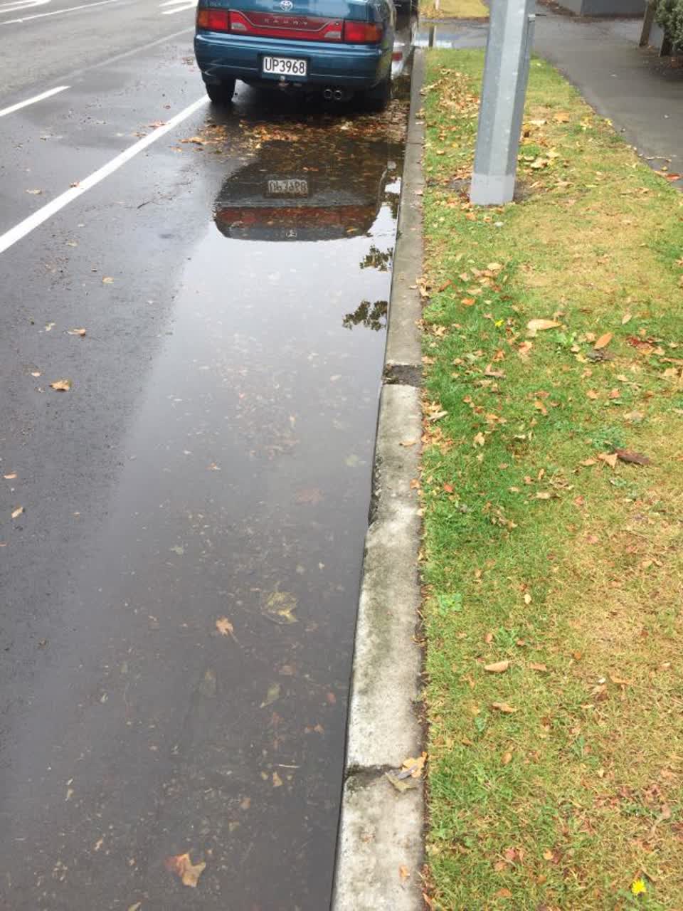 The photograph attached to this wastewater/stormwater report