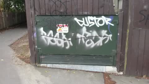 Graffiti, a report photo