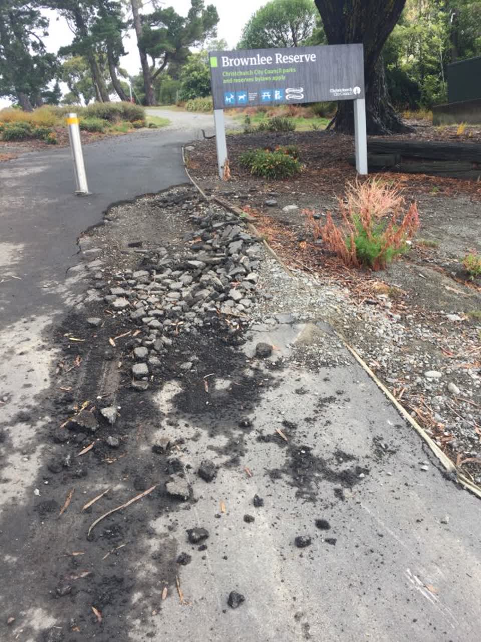 The photograph attached to this parks report
