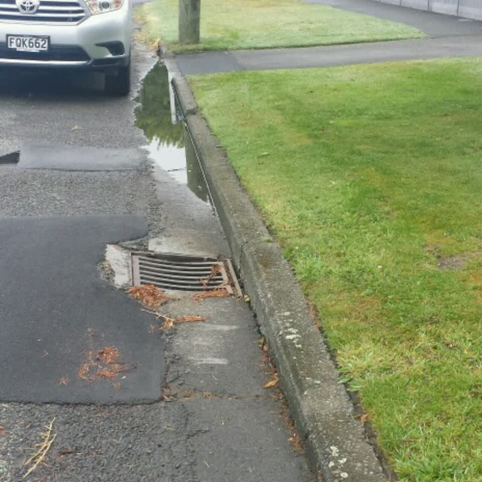 The photograph attached to this wastewater/stormwater report