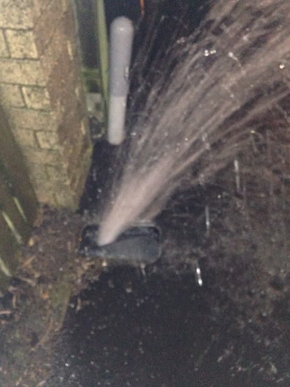The photograph attached to this water supply report